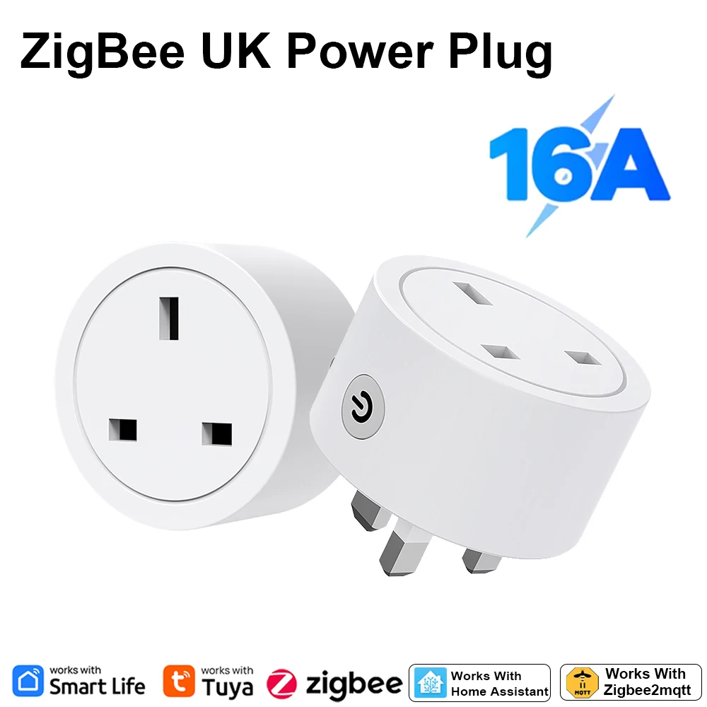 Smart Home Remote - Zigbee Smart Plug 16A UK Socket