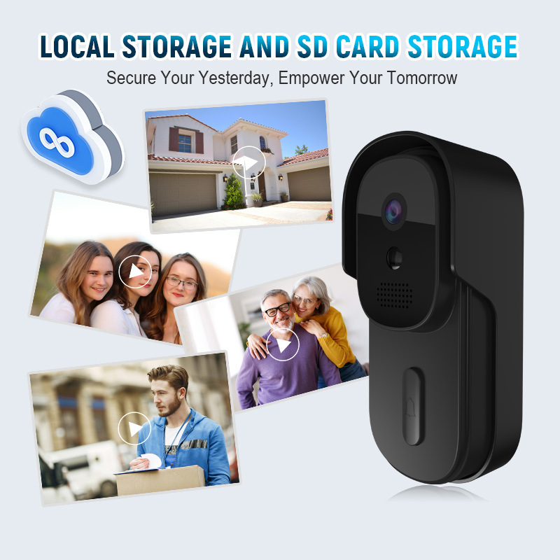 Smart Home Video Doorbell Enhanced Security With Smart Doorbell - Tuya Video Doorbell 2MP Waterproof 1080P
