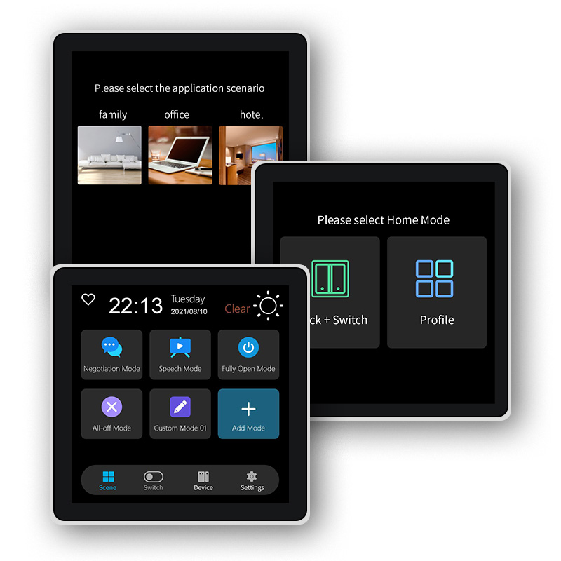 Smart Home Touchscreen Control Panel - FUERS 4 Inch Touch Screen Multi-functional