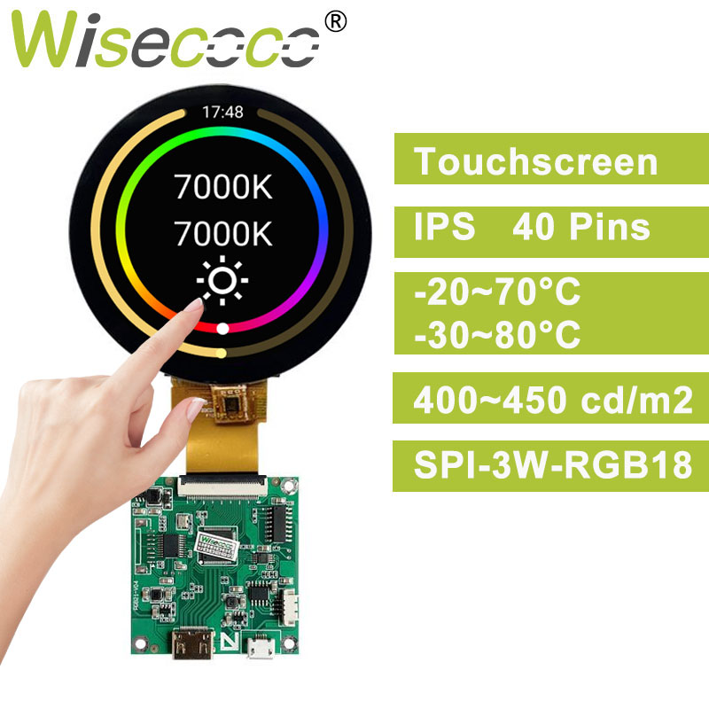 Smart Home Raspberry Pi - Wisecoco 3 Inch Round touchscreen 2.8