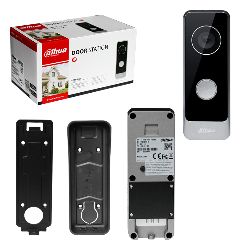 Smart Home Video Doorbell Enhanced Security With Smart Doorbell - Dahua VTO1301R-W 1080P Mini WiFi Video