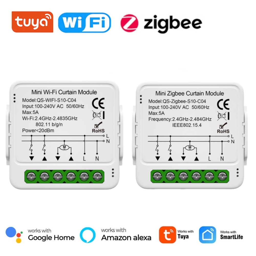 Home Automation Kit - Tuya WiFi Zigbee Smart Curtain Switch