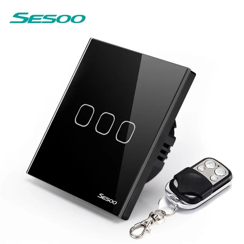 SESOO Remote Touch Switch, 3 G - đánh giá và giá Smart Home Touchscreen Control Panel