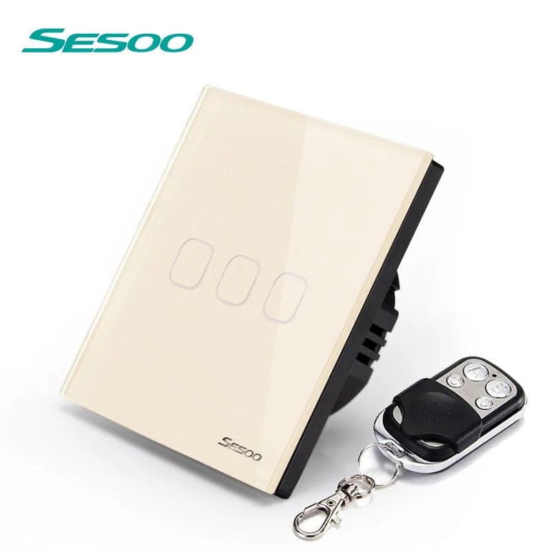 SESOO Remote Touch Switch, 3 G - đánh giá và giá Smart Home Touchscreen Control Panel