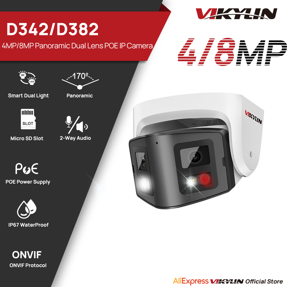 Vikylin Panoramic 4/8MP Dual L - đánh giá và giá Smart Home Hikvision