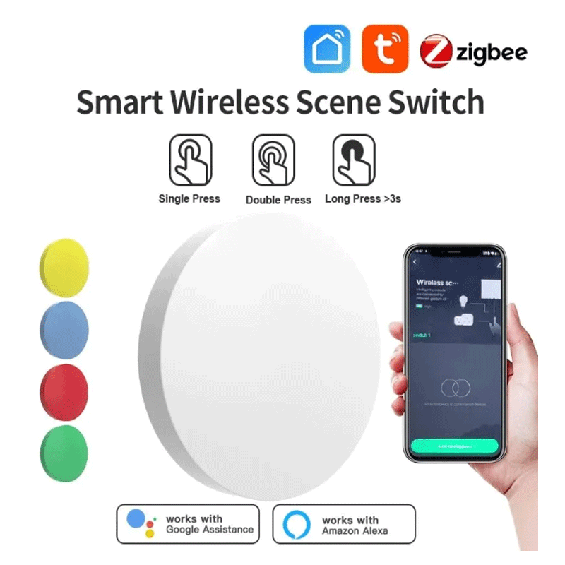Tuya ZigBee Smart Wireless But - đánh giá và giá Smart Home Remote