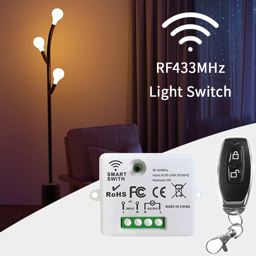 RF 433MHz Wireless Remote Cont - đánh giá và giá Smart Home Remote