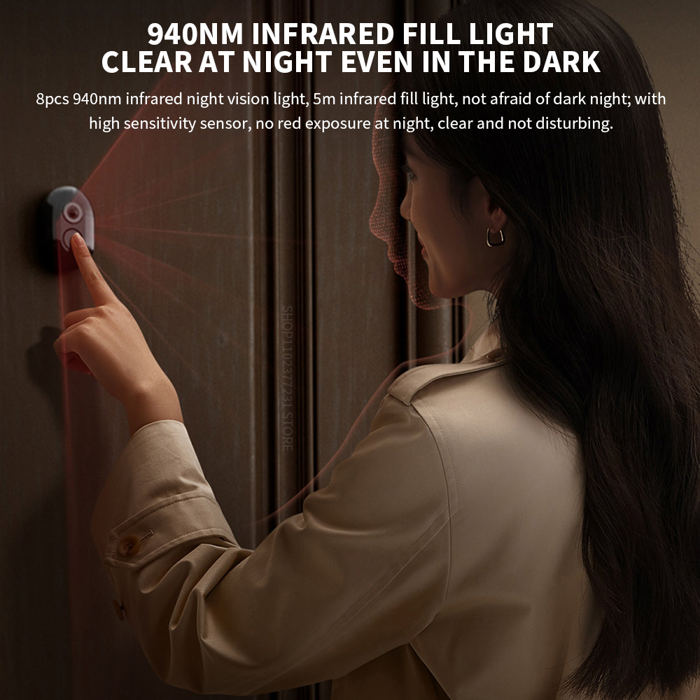 Xiaomi Smart Cat eye 2 WiFi Wi - đánh giá và giá Smart Home Video Doorbell Enhanced Security With Smart Doorbell
