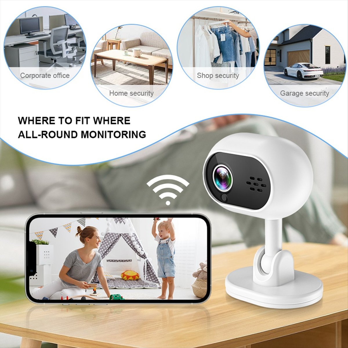 A4 1080P Smart Mini Wifi IP Ca - đánh giá và giá Smart Home Cctv