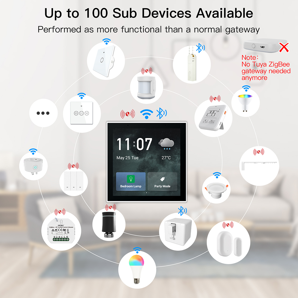 ljc 2026new Tuya 4 Inch Multi- - đánh giá và giá Smart Home Touchscreen Control Panel
