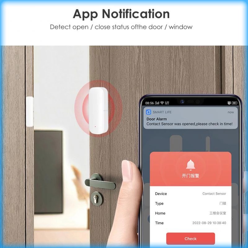 Tuya Wi-Fi Smart Door And Wind - đánh giá và giá Wireless Door Sensor