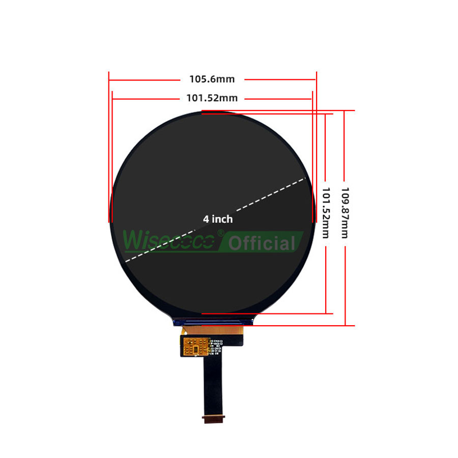 Wisecoco 4 Inch Round LCD Disp - đánh giá và giá Smart Home Raspberry Pi