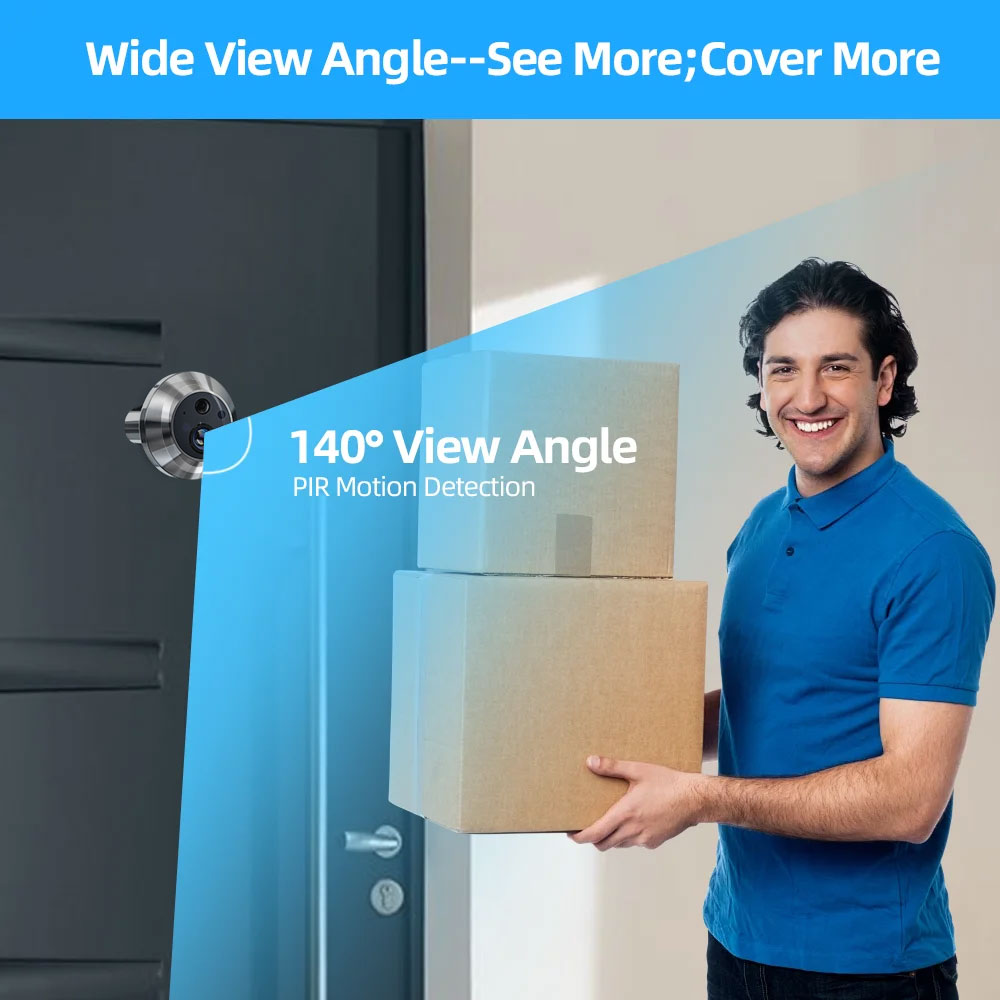 Tuya Smart 5MP Peephole Door C - đánh giá và giá Smart Home Video Doorbell Enhanced Security With Smart Doorbell