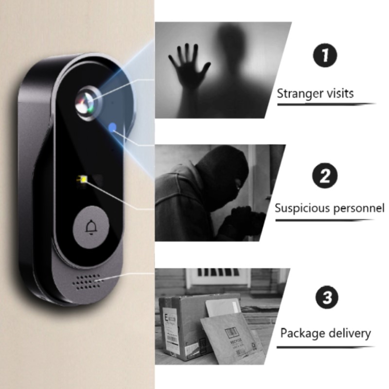 Tuya WIFI Camera Doorbell HD V - đánh giá và giá Smart Home Video Doorbell Enhanced Security With Smart Doorbell