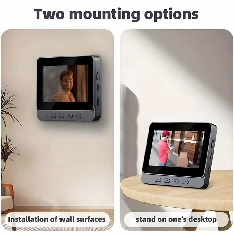 Smart WiFi 2.4G Wireless Doorb - đánh giá và giá Smart Home Video Doorbell Enhanced Security With Smart Doorbell