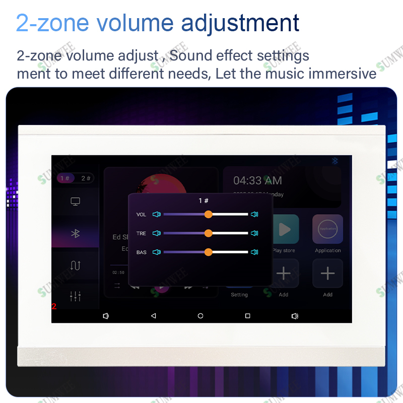 Home Smart Auido in wall ampli - đánh giá và giá Smart Home Touchscreen Control Panel