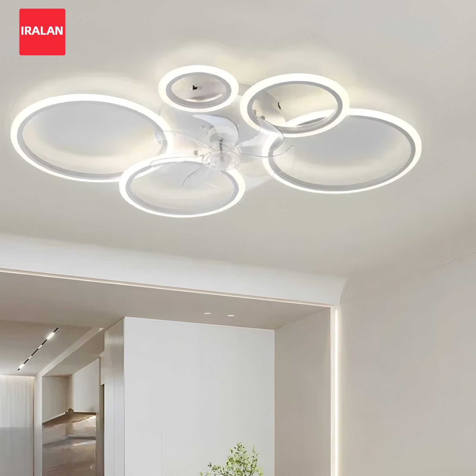 Ring Ceiling Fan with LED Ligh - đánh giá và giá Smart Home Ventilation System