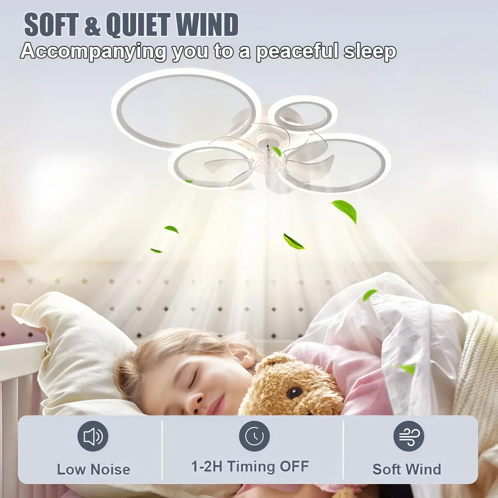 Ring Ceiling Fan with LED Ligh - đánh giá và giá Smart Home Ventilation System