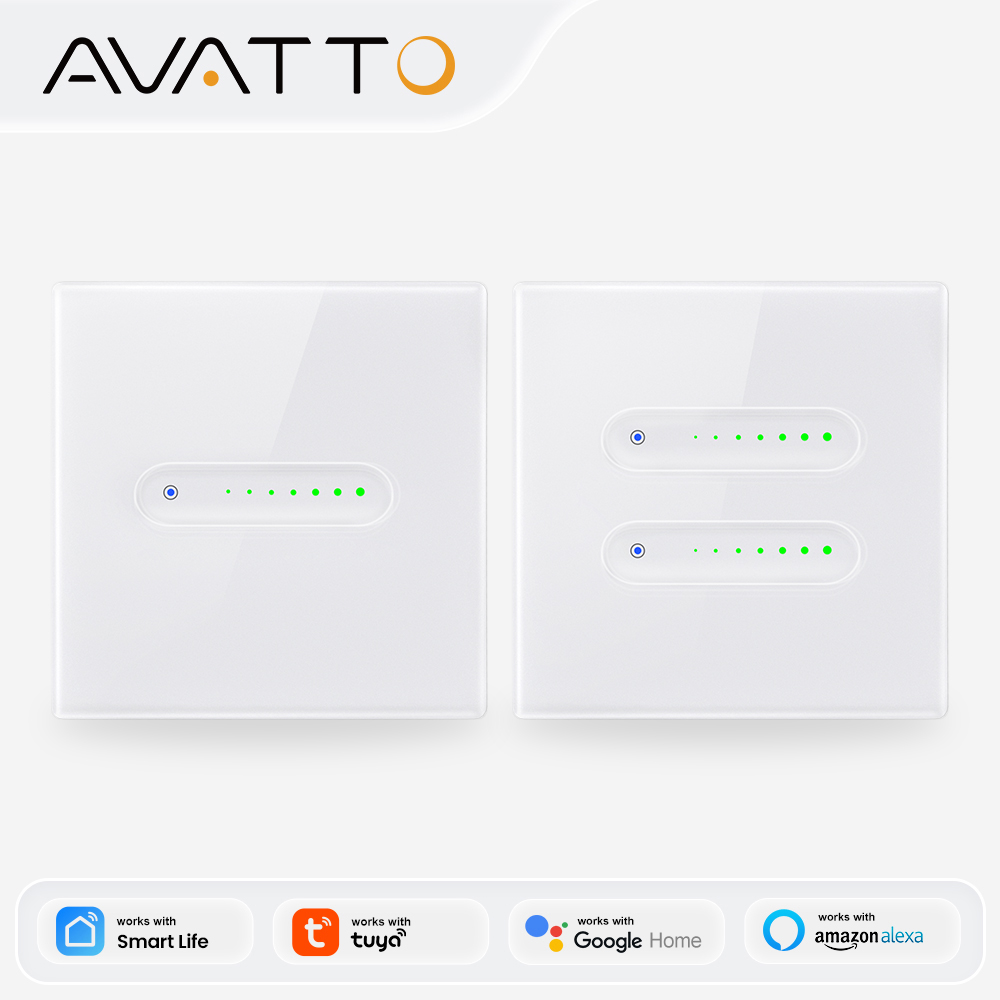 AVATTO WiFi 1/2 Gang Smart Dim - đánh giá và giá Smart Home Touchscreen Control Panel