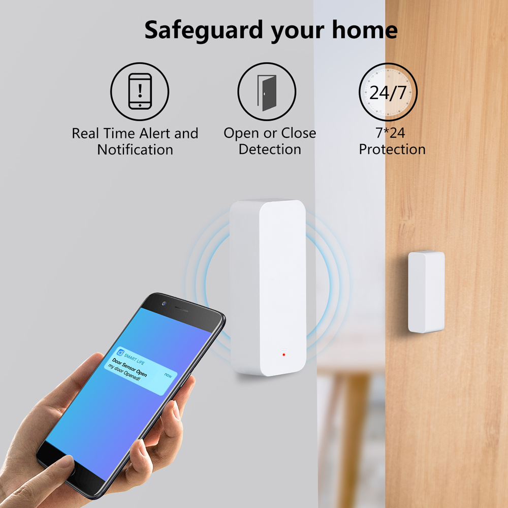 Tuya WiFi Zigbee Door Window S - đánh giá và giá Wireless Door Sensor