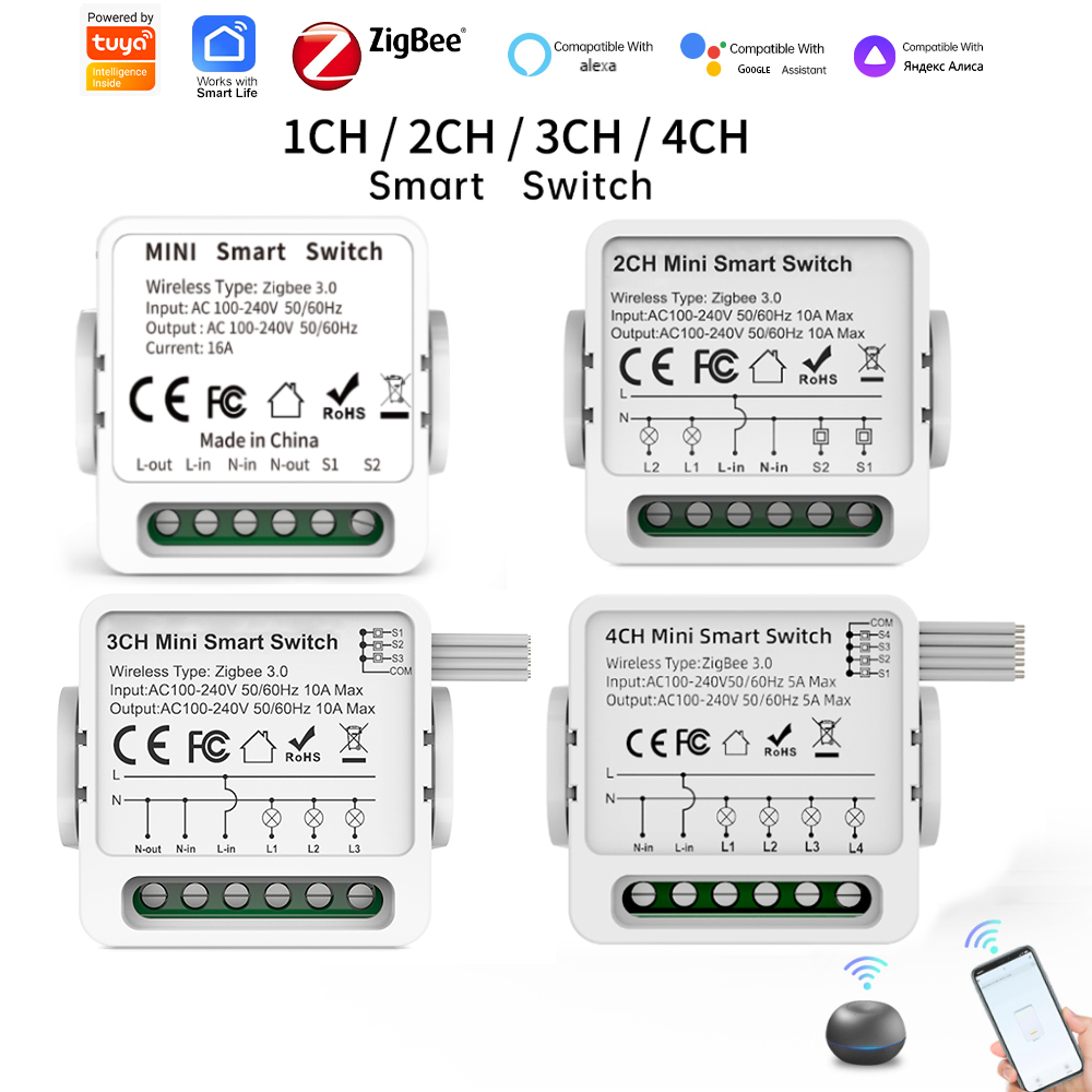 Tuya Zigbee 3.0 Smart Switch 1 - đánh giá và giá Smart Home Remote