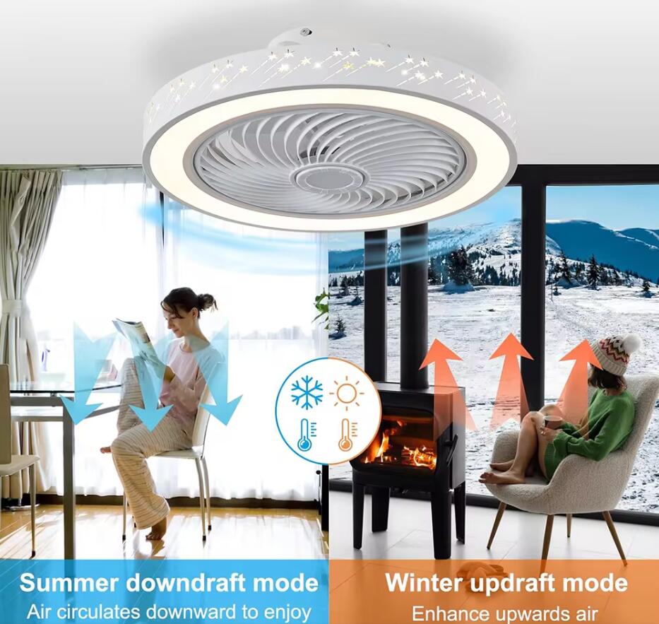 46CM Smart App Ceiling Fan wit - đánh giá và giá Smart Home Ventilation System