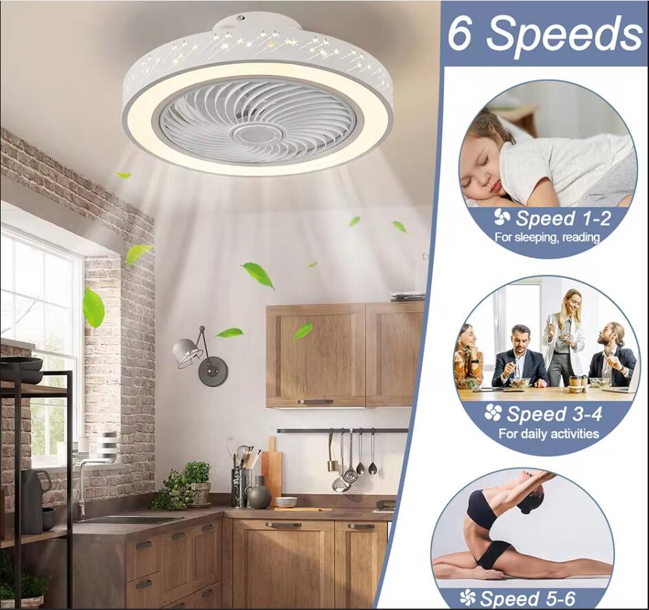 46CM Smart App Ceiling Fan wit - đánh giá và giá Smart Home Ventilation System