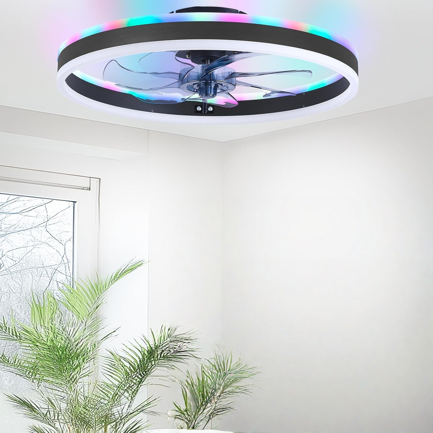 RGB Smart Ceiling Fan Light 6- - đánh giá và giá Smart Home Ventilation System