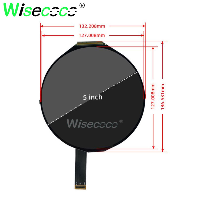 5 Inch 1080X1080 Vòng Màn Hình - đánh giá và giá Smart Home Raspberry Pi