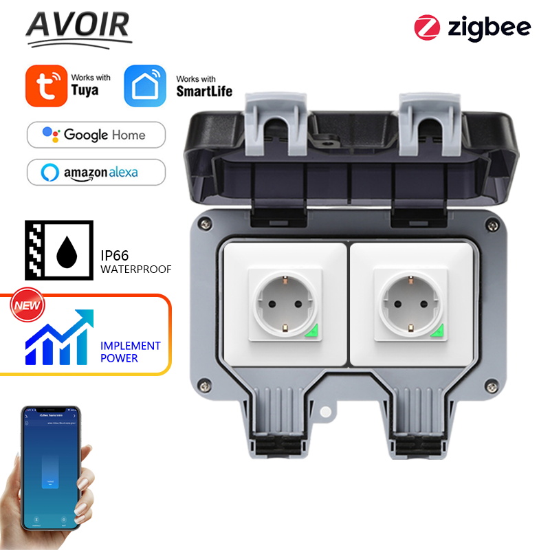 Avoir Tuya Zigbee Điện Ổ Cắm I - đánh giá và giá Smart Home Utilities