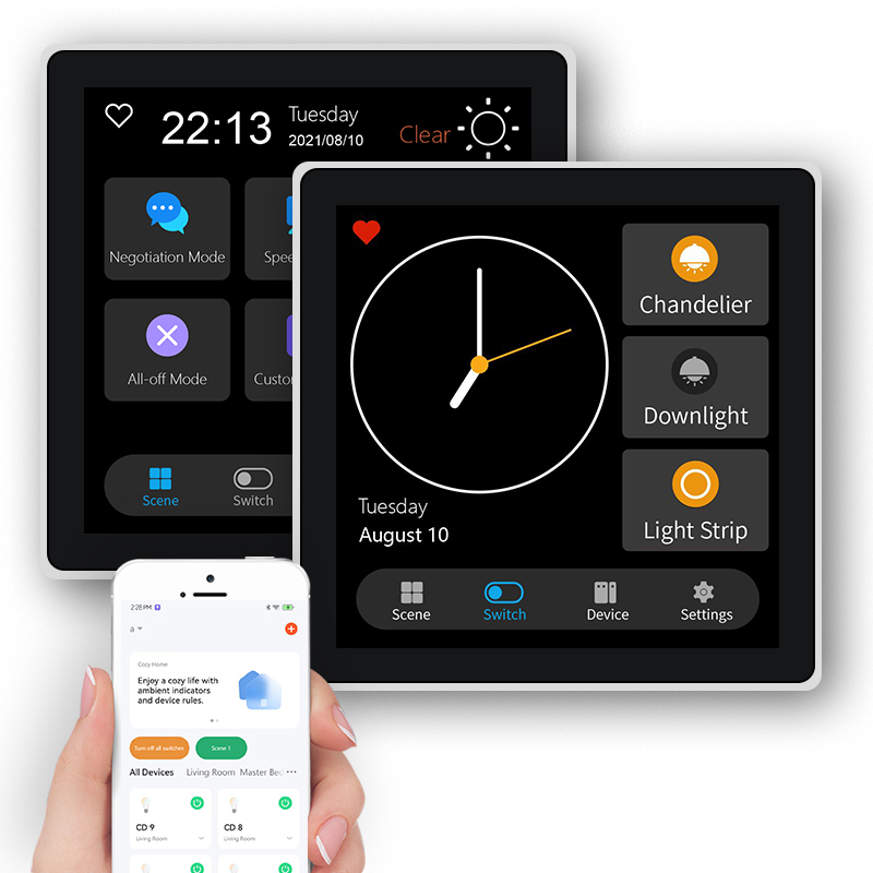 FUERS 4 Inch Touch Screen Mult - đánh giá và giá Smart Home Touchscreen Control Panel