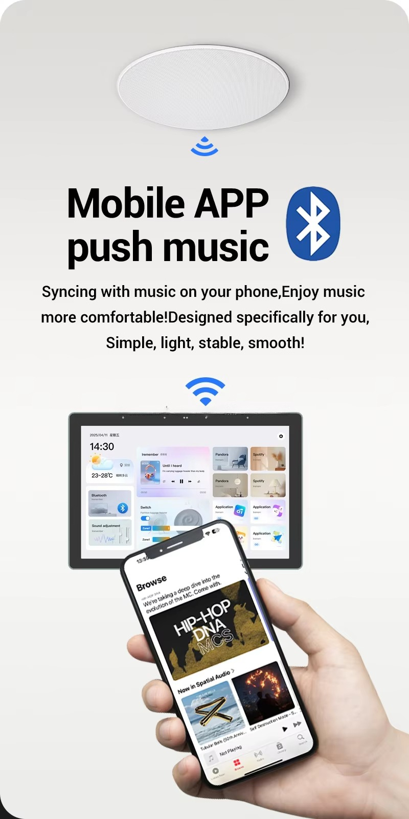 Smart Home 8-Inch Background M - đánh giá và giá Smart Home Ui