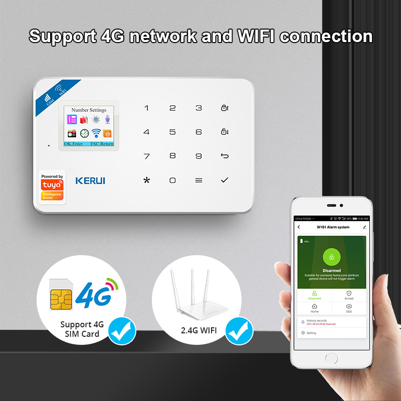 KERUI Security Alarm System Ki - đánh giá và giá Home Automation Kit