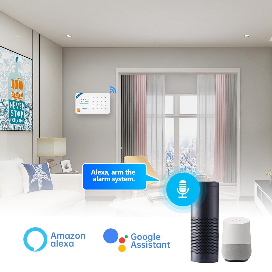 KERUI Security Alarm System Ki - đánh giá và giá Home Automation Kit