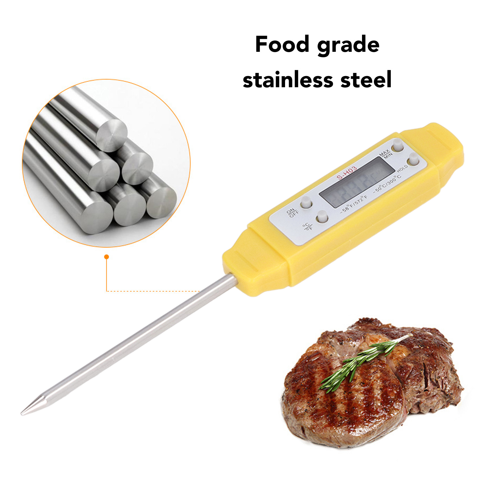 Digital Food Thermometer Autom - đánh giá và giá Smart Home Utensils