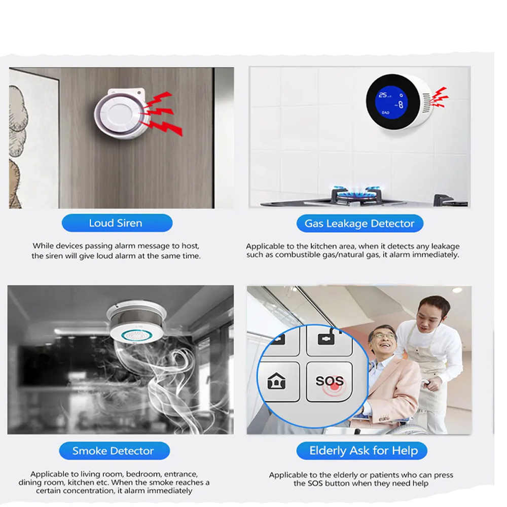 PGST 4G Tuya Smart Home Alarm  - đánh giá và giá Home Automation Kit