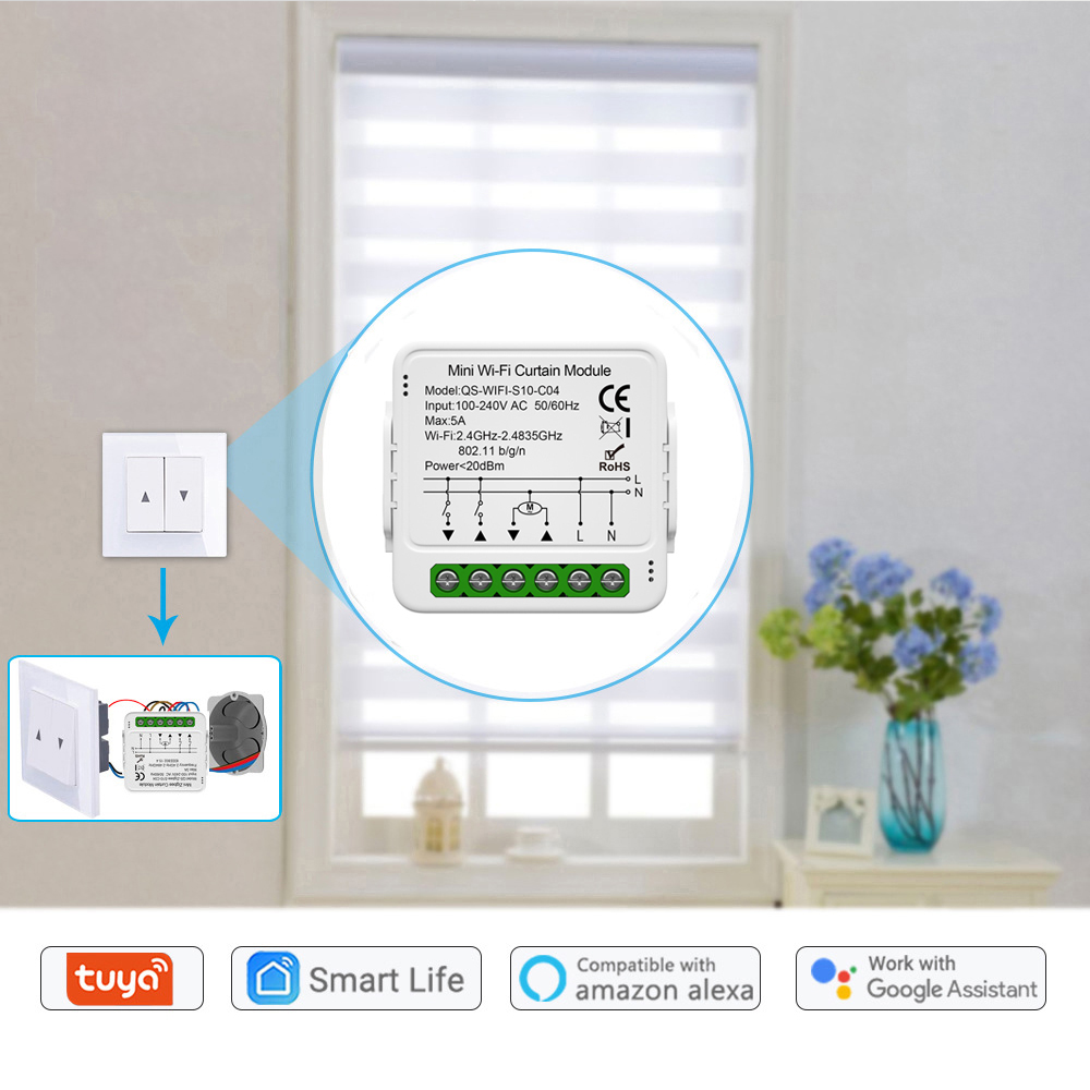 Tuya WiFi Zigbee Smart Curtain - đánh giá và giá Home Automation Kit