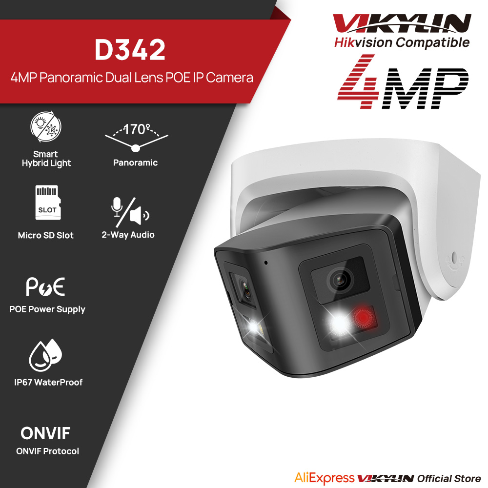 Vikylin 4MP Panoramic Dual Len - đánh giá và giá Smart Home Hikvision